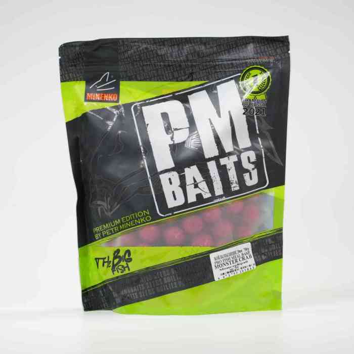 Бойлы пылящие монстер краб PRO FISH MEAL   д15 мм