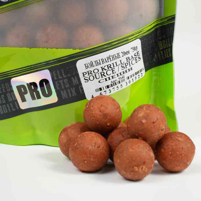 Бойлы варёные специи PRO KRILL д15 мм