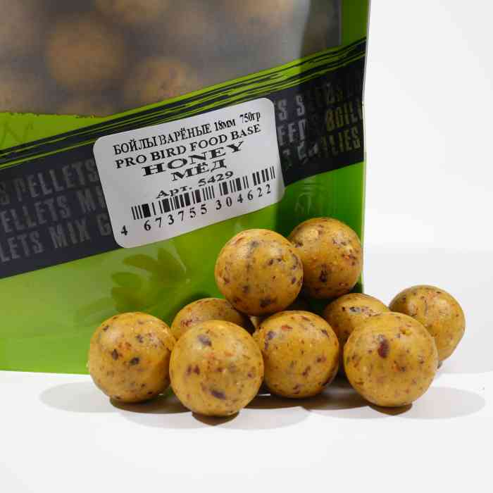 Бойлы варёные мёд PRO BIRD FOOD д18 мм