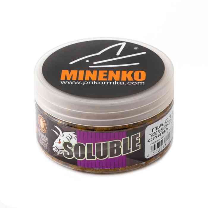 Паста MINENKO (тесто рыболовное) РАКУШКА (пылящая) 250мл