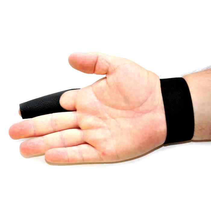 Напальчник для рыбалки MINENKO TEAM (кожа чёрная) XL