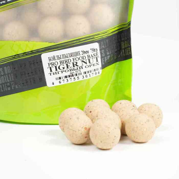 Бойлы пылящие тайгер нат PRO BIRD FOOD   д18 мм
