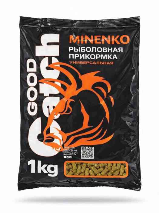 Гранулированная прикормка MINENKO Good Catch (1 кг) Мёд 5мм