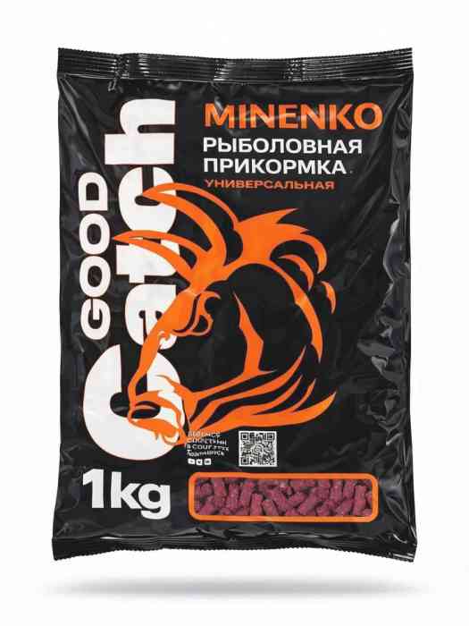 Гранулированная прикормка MINENKO Good Catch (1 кг) Слива 5мм