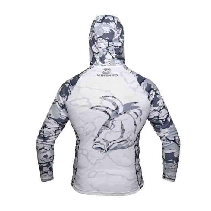 Джерси с капюшоном Graphitе white camo именная M (48-50)