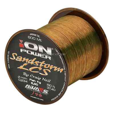 Леска карповая Awa'S ION POWER SANDSTORM LCS 0.234мм