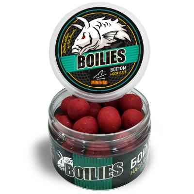 Насадочные бойлы MINENKO STRAWBERRY 24мм (варёные)