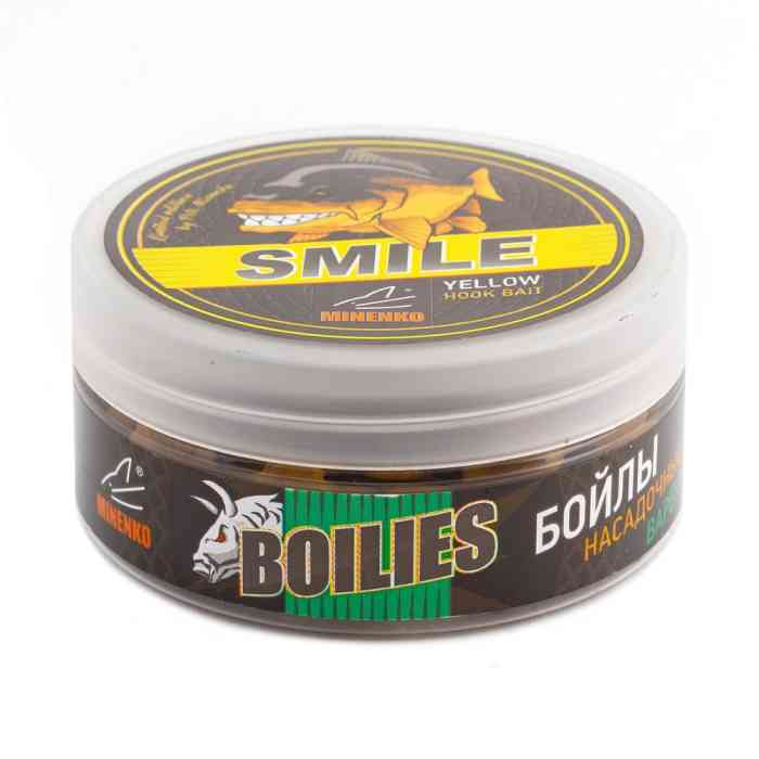 Насадочные бойлы MINENKO SQUID & OCTOPUS (SMILE) 14мм (варёные)