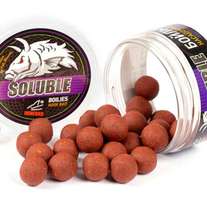 Насадочные бойлы MINENKO CRAB & CHILLI 24мм (пылящие)