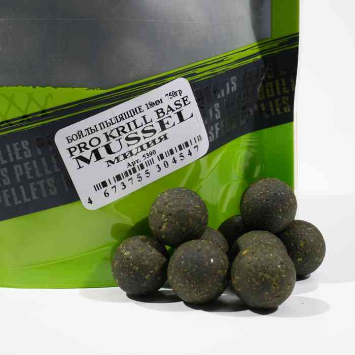 Бойлы пылящие мидия PRO KRILL   д15 мм